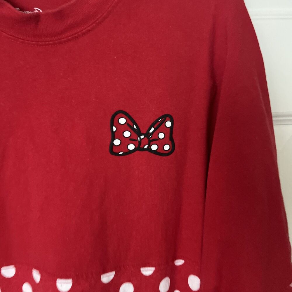 Disney Parks Spirit Jersey Walt Disney  Sz XL Minnie Mouse Polka Dot EUC - Picture 4 of 7